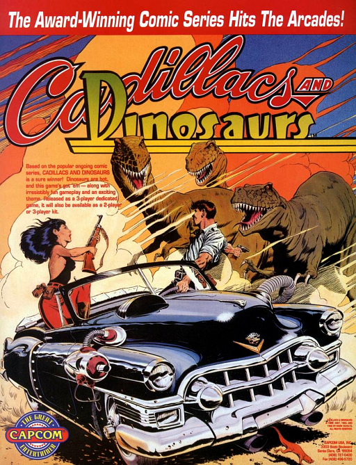 Cadillacs and Dinosaurs (US 930201) MAME2003Plus Game Cover